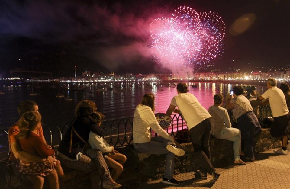 Aste Nagusia Donostian. Argazkia: EFE.