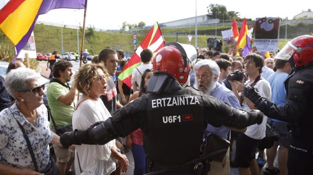 Zezenketen kontrako protesta bat. EFE