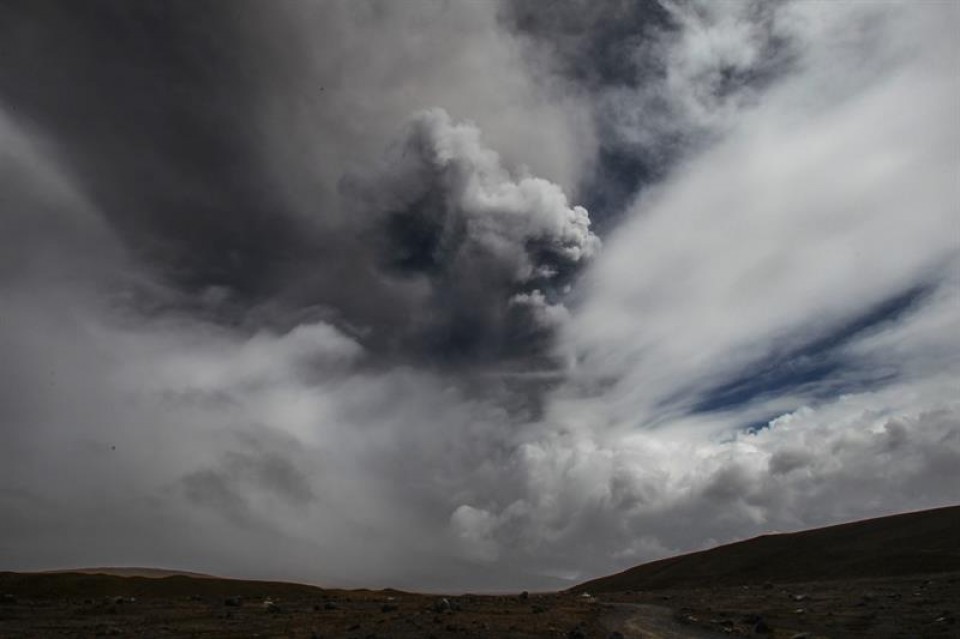 Volcán Cotopaxi en Ecuador