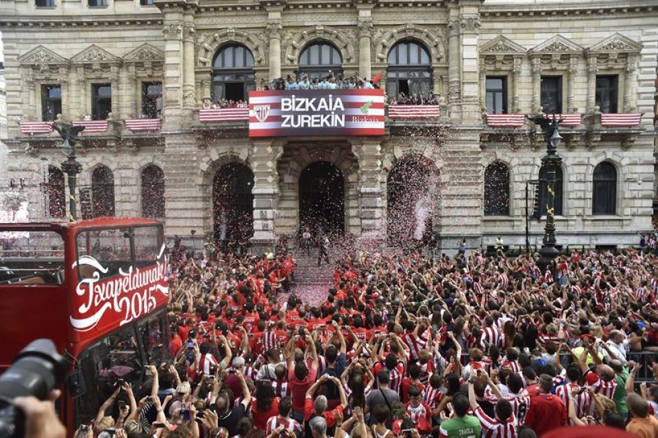 Harrera Bizkaiko Foru Aldundian. Argazkia: EFE
