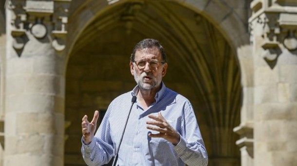 Mariano Rajoy Espainiako Gobernuko presidentea.