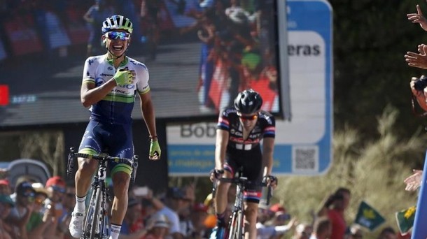 Llegada de una etapa de la pasada edición de la Vuelta 2016. Foto: Efe.