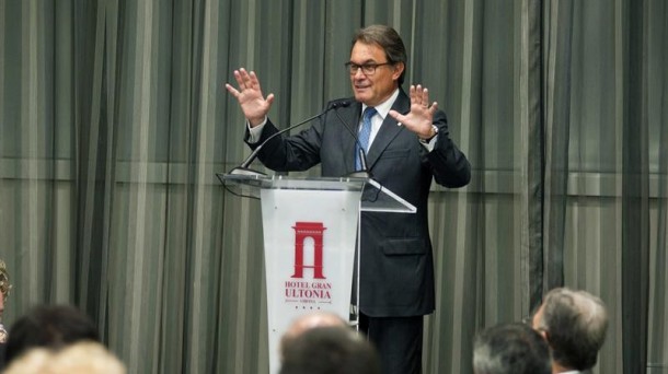 Artur Mas Generalitateko presidentea.