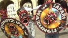 Niños en el taller de máscaras
