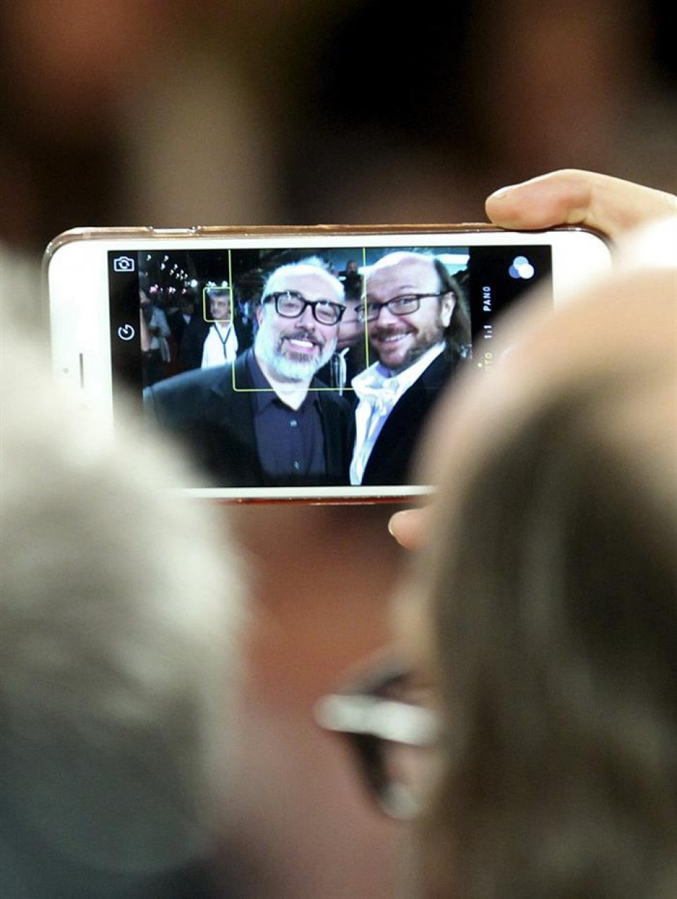 El selfie de entre De la Iglesia y Segura. 