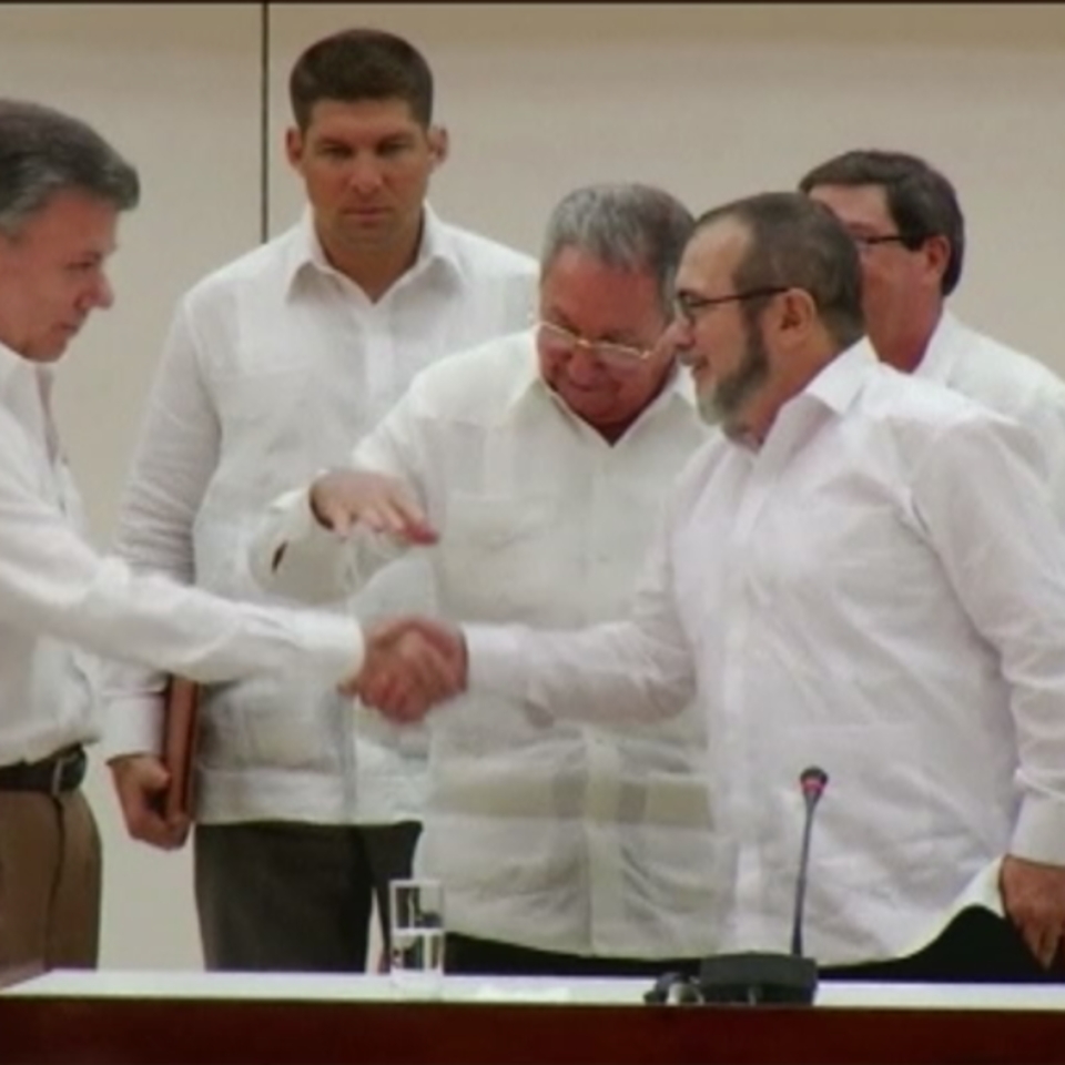 Conversaciones de paz en La Habana entre el Gobierno colombiano y las FARC