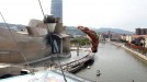 Red Bull Cliff Diving 2015, Bilbon. Argazkia: EFE.