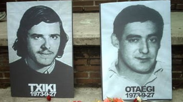 Txiki y Otaegi, 40º aniversario de los fusilamientos 