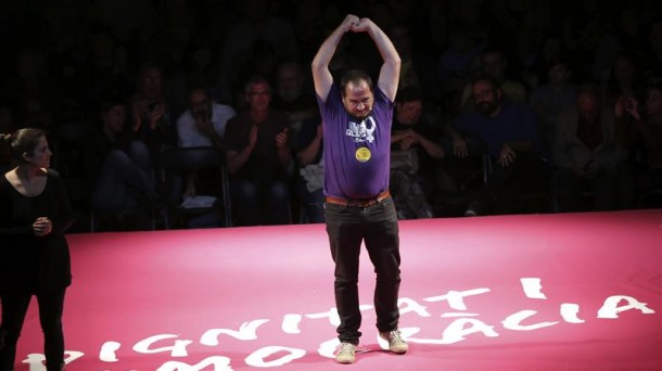 El exdiputado de la CUP en el Parlament David Fernàndez en un acto de la pasada campaña. Foto: EFE