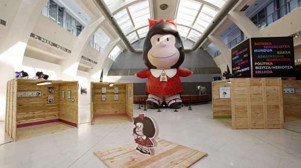 La exposición sobre Mafalda se puede visitar en el Edificio Ensanche