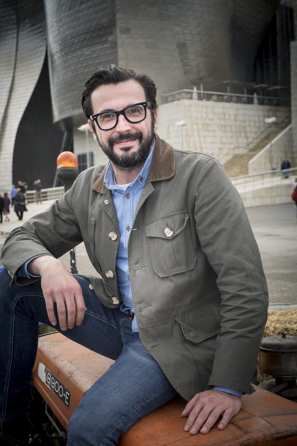 Mikel Pagadi, 'Herri Txiki, Infernu Handi' saioaren aurkezlea. (Argazkia: EiTB)