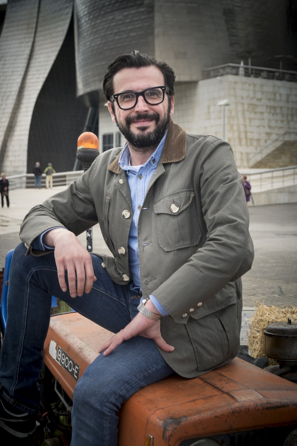 Mikel Pagadi, 'Herri Txiki, Infernu Handi' saioaren aurkezlea. (Argazkia: EiTB)