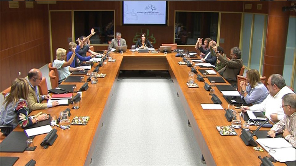 La Comisión de Derechos Humanos del Parlamento Vasco. Foto: EiTB