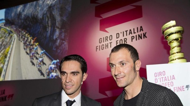 Ivan Basso y Alberto Contador. Foto: EFE