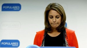 Arantza Quiroga dimite como líder del PP vasco