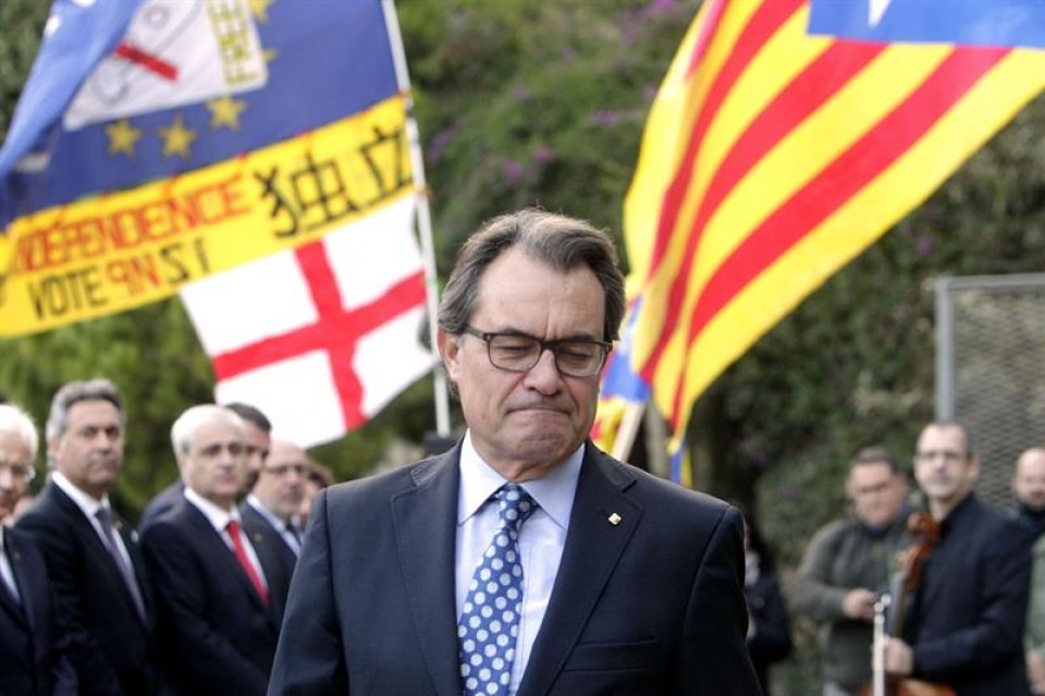 Artur Mas Kataluniako presidente ohia. Artxiboko argazkia: EFE