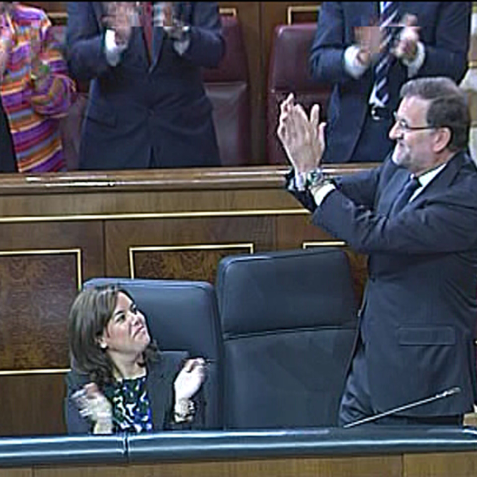 El presidente del Gobierno, Mariano Rajoy, en el Congreso de los Diputados. Foto: EFE