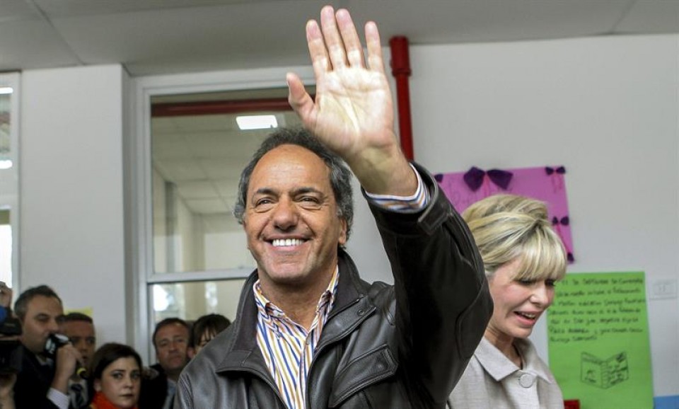 Daniel Scioli, candidato a la presidencia de Argentina. Foto: EFE