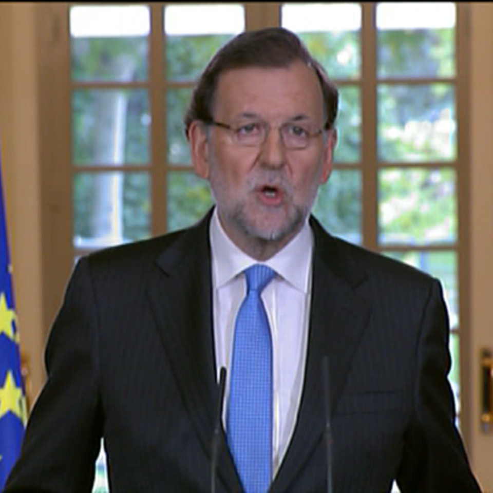 Mariano Rajoy Espainiako Gobernuaren presidentea.