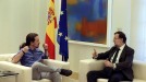 Rajoy se reúne con Albert Rivera y Pablo Iglesias