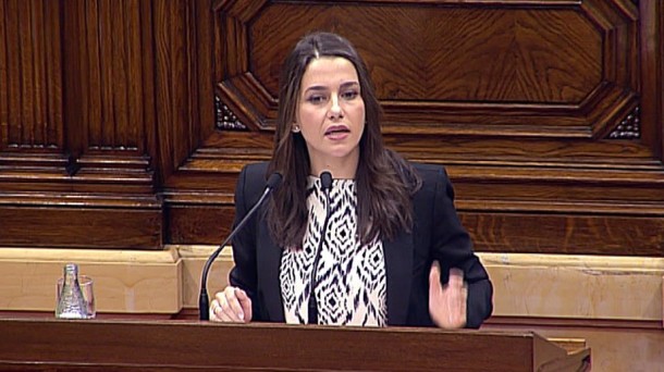 La líder de la oposición, Ines Arrimadas (C's). EFE