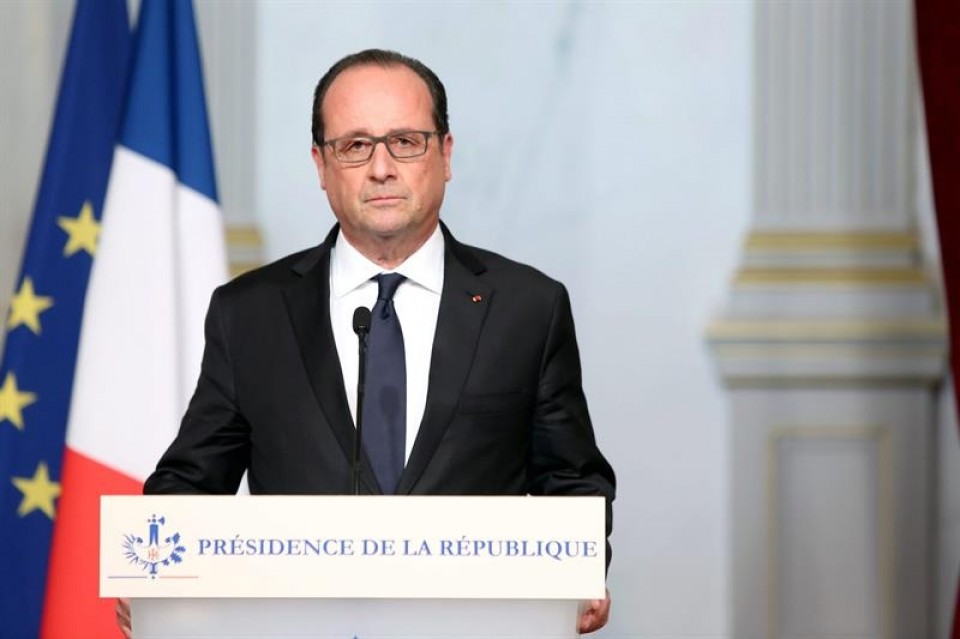 François Hollande, atentados Paris, Parisko atentatuak, EFE