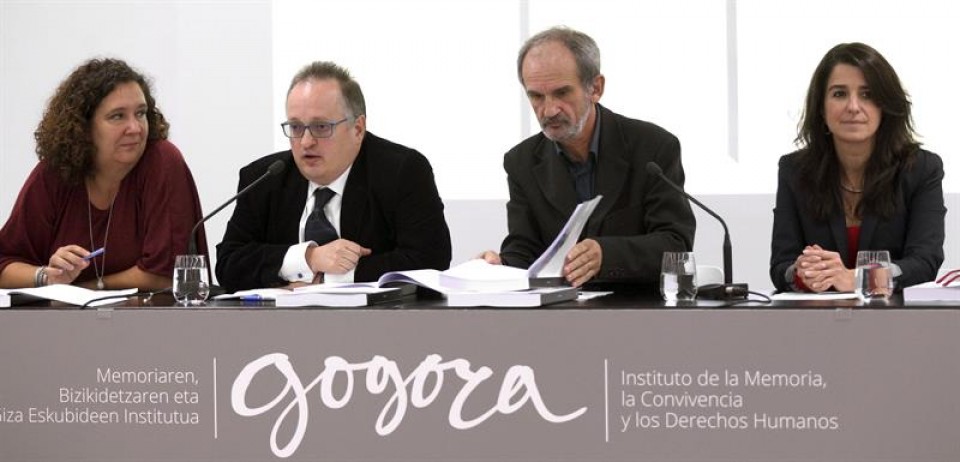 Presentación del informe de Gogora.