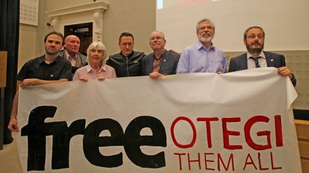 Presentación  de 'El llamamiento irlandés por la liberación de Arnaldo Otegi'. Foto: An Phoblacht