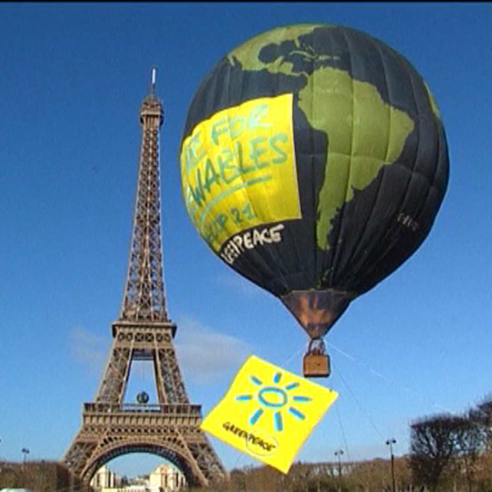 Klima aldaketari aurre egiteko goi-bilera egingo dute azaroaren 30etik abenduaren 11ra Parisen. EFE