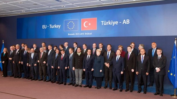 Europar Batasunaren eta Turkiaren arteko bilera. Argazkia: EFE