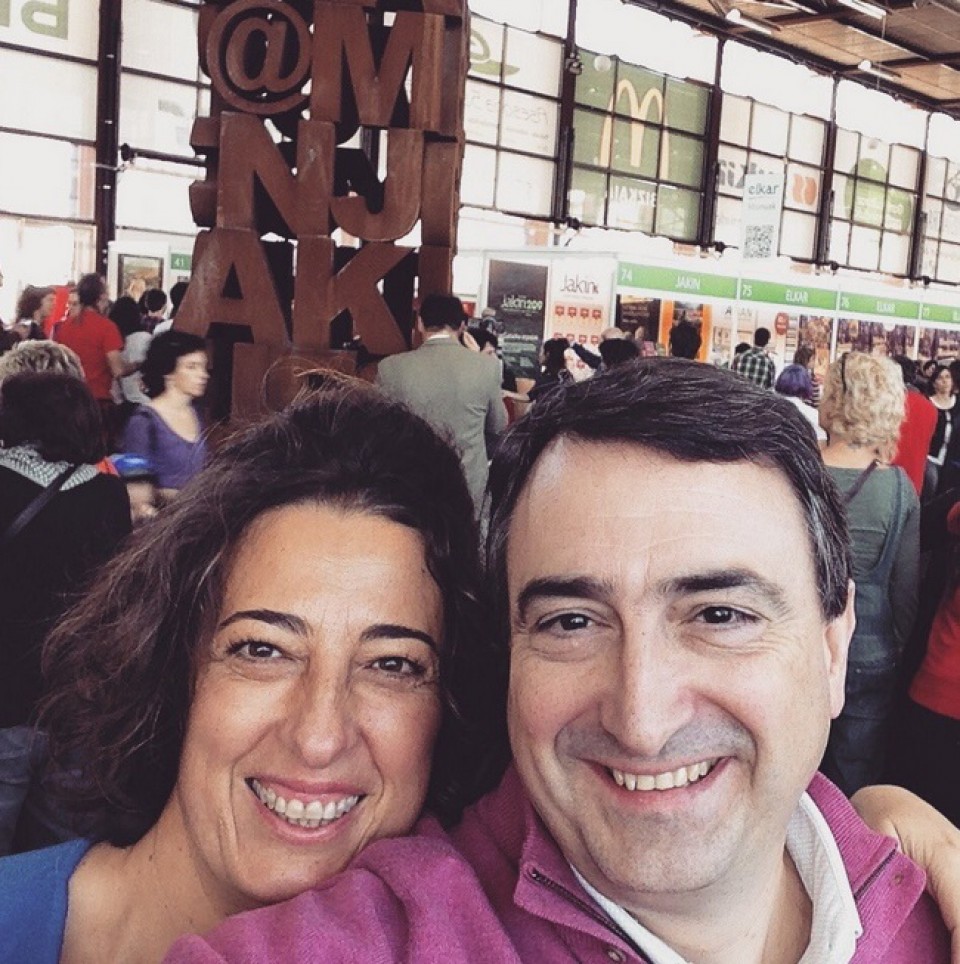 Aitor Esteban jeltzalea, Durangoko Azokan. Argazkia: AITOR_ESTEBAN