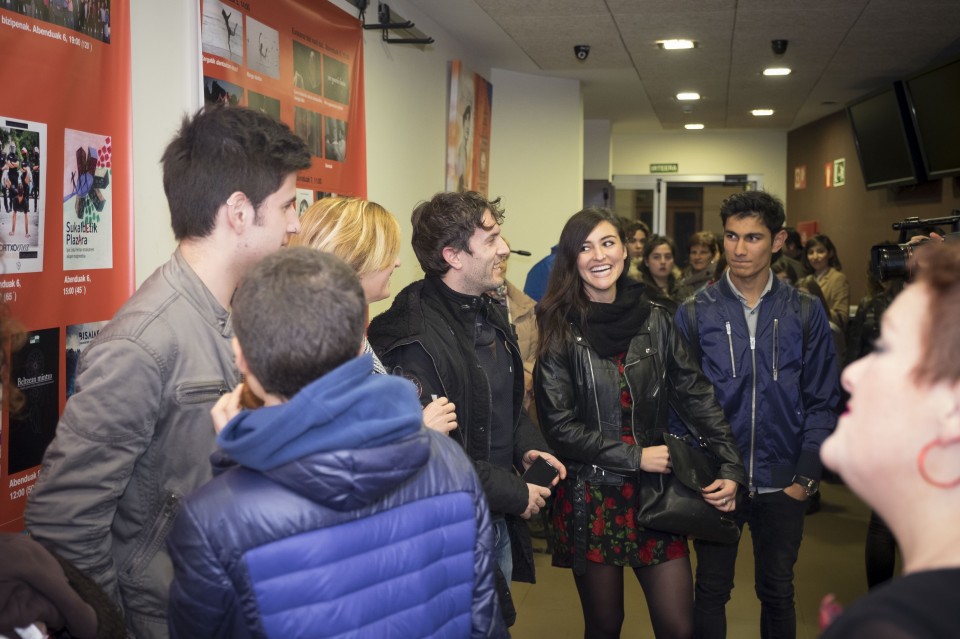 'Goenkale' telesailaren azken hiru atalak aurkeztu dituzte Durangon. (EiTB)