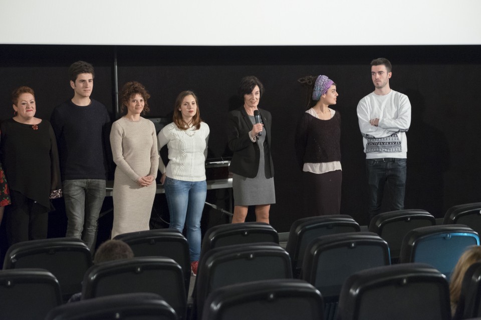 'Goenkale' telesailaren azken hiru atalak aurkeztu dituzte Durangon. (EiTB)