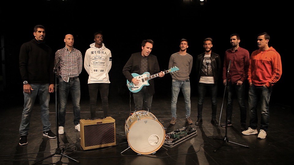 Jugadores de la Euskal Selekzioa. Foto: EiTB