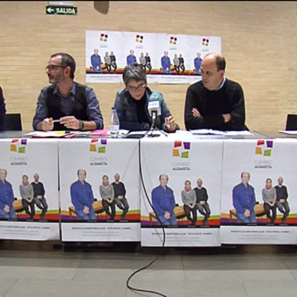 Candidatos de la plataforma electoral Aldaketa