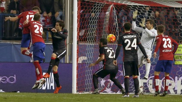Atlético de Madrid-Athletic. Foto: EFE