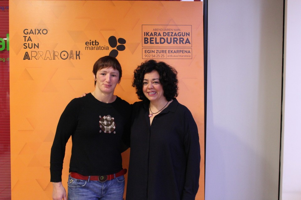 Maider Unda y Gurutze Beitia. Foto: EITB.