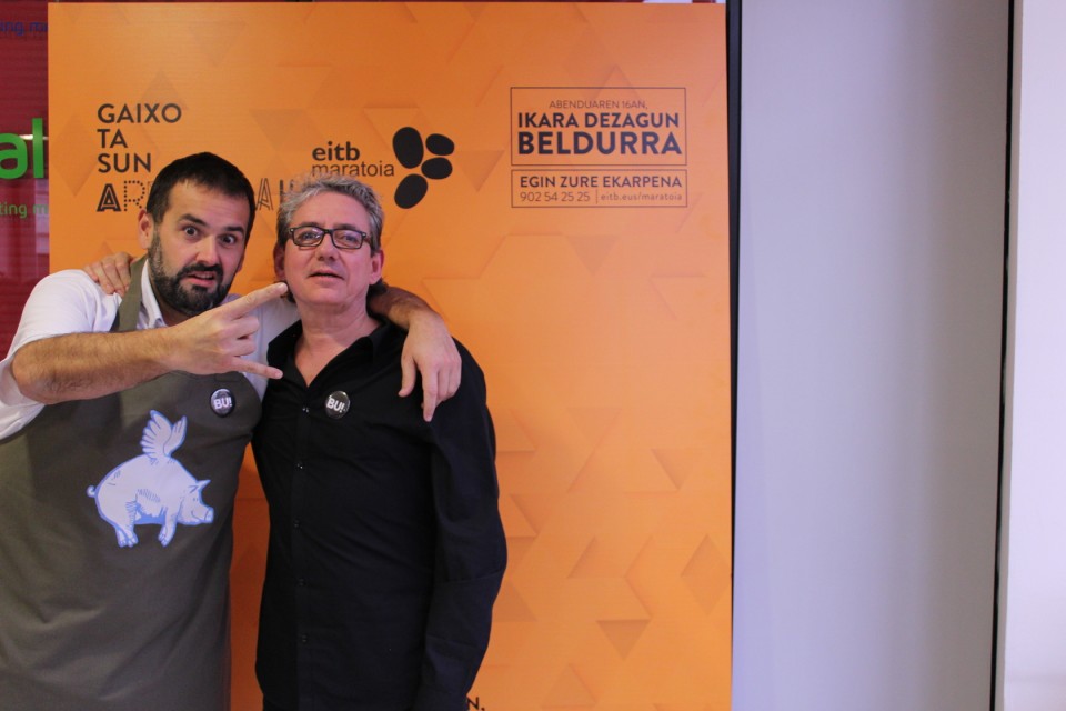 David de Jorge y Txema Maura. Foto: EiTB