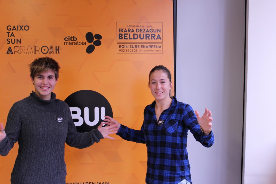 Garazi Murua y Ainhoa Alvarez. Foto: EiTB