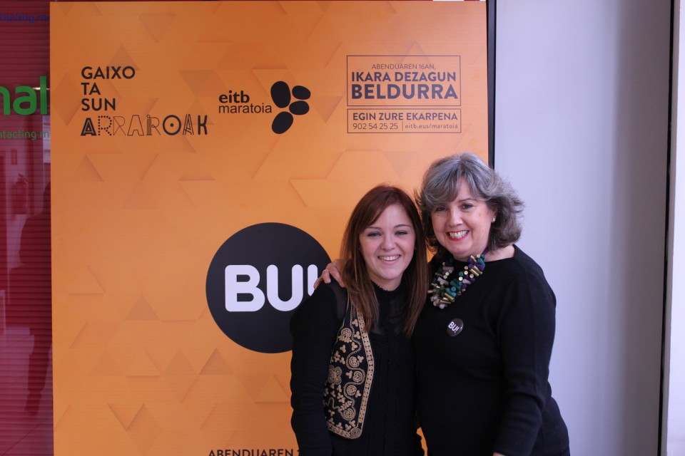 Judit Garcia y Juana Maria Saenz. Foto: EiTB