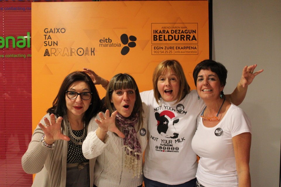 Irune Pardo Amuriza, Mª jesus Marcos y Mª Jose Morgada. Foto: EiTB