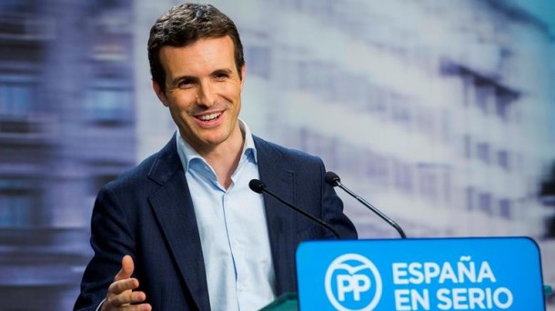 El portavoz del PP, Pablo Casado. EFE