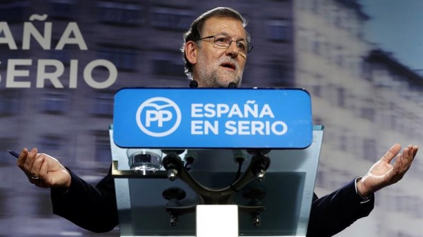 Mariano Rajoy Espainiako Gobernuaren jarduneko presidentea.