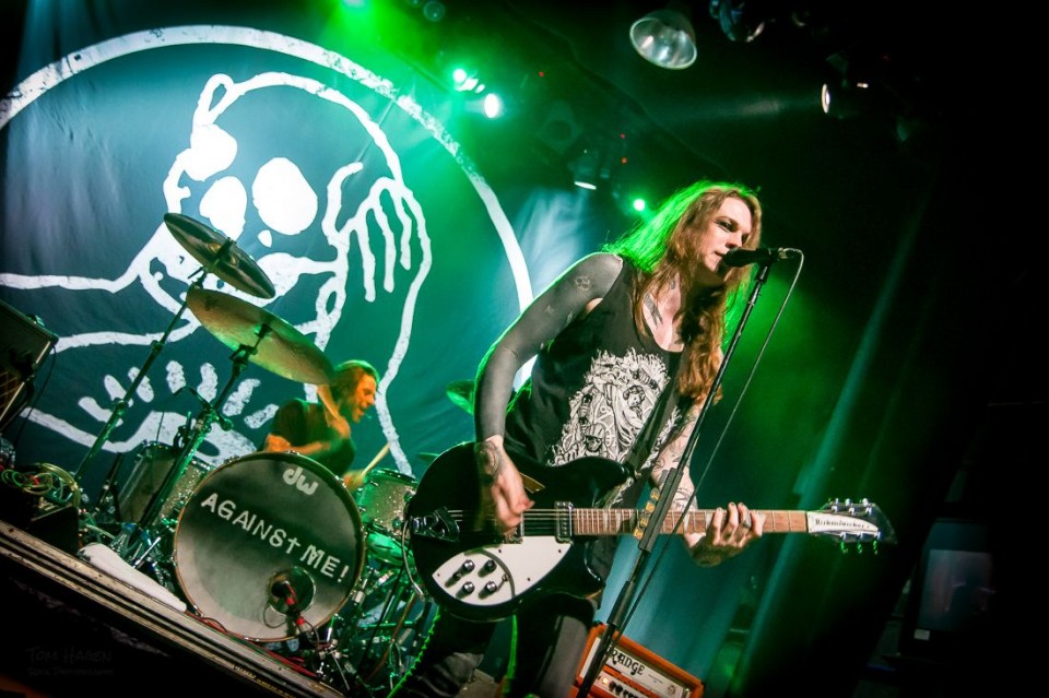 Against Me (Kafe Antzokia). Foto: Tom Hagen