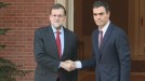 Frío encuentro entre Rajoy y Sánchez