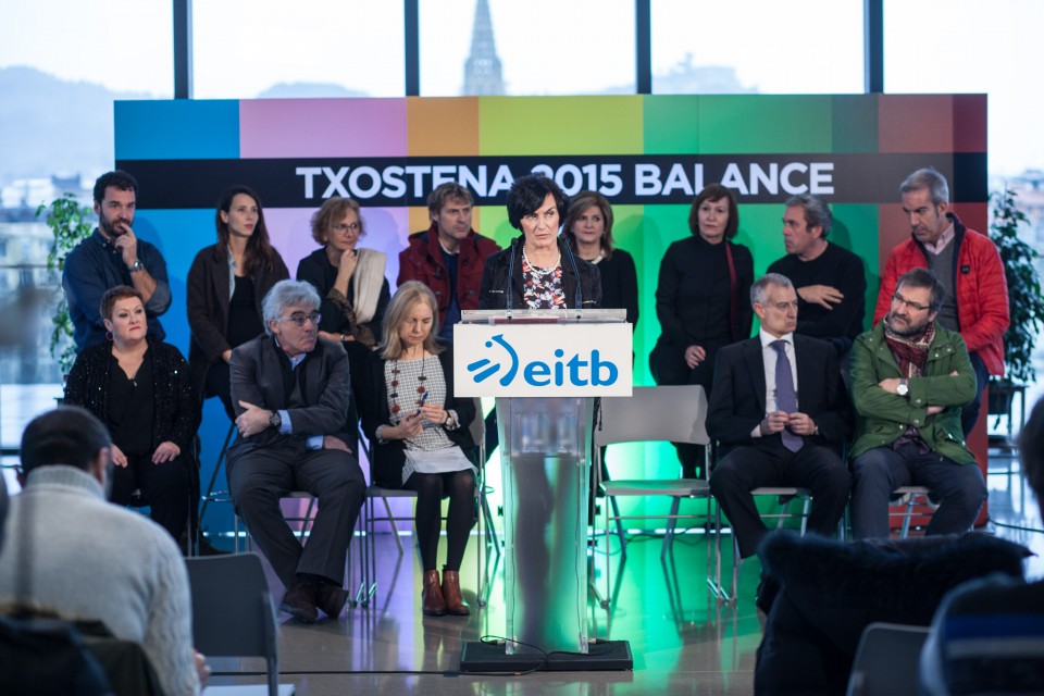 Presentación nueva programación de ETB y balance del 2015.. Foto: EITB.