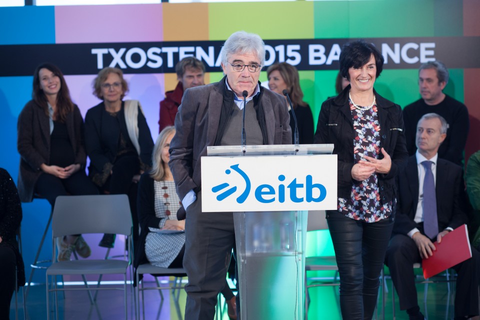 Presentación nueva programación de ETB y balance del 2015.. Foto: EITB.