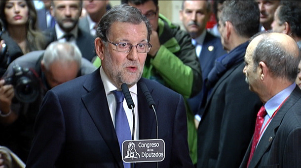 Mariano Rajoy Espainiako Gobernuko presidentea. EiTB