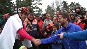 Gotzon, vencedor del reto del Pagasarri