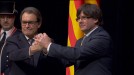 Carles Puigdemont toma posesión como president de la Generalitat